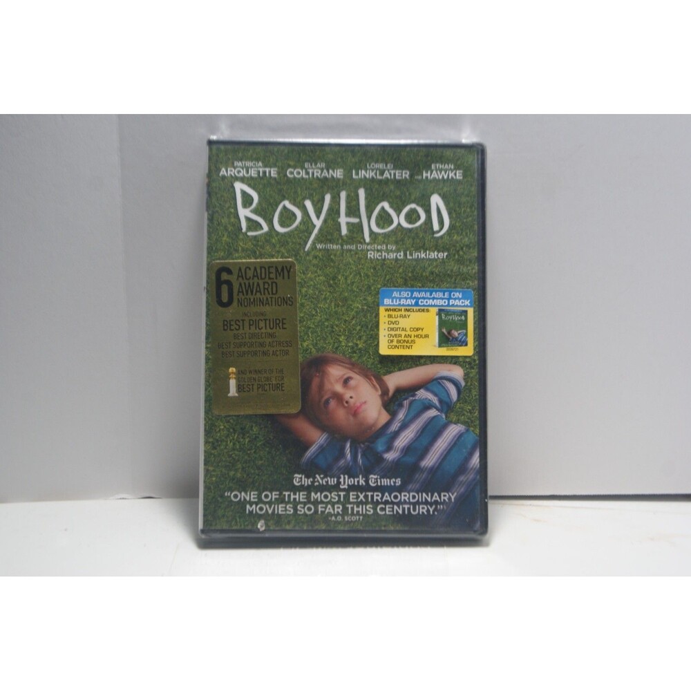 BOY HOOD DVD (R) NEW FACTORY SEALED! Epic Journey to Manhood
